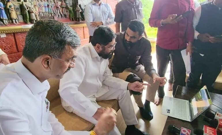 जिल्हा विकास आराखड्याचे मुख्यमंत्री एकनाथ शिंदे यांनी केले कौतुक