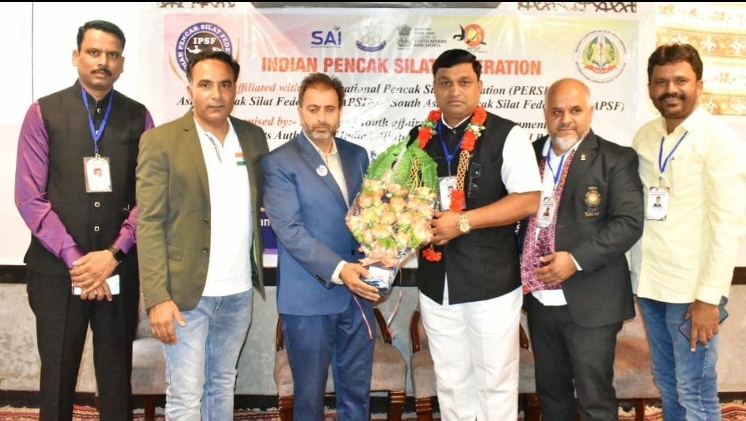 इंडियन पिंच्याक सिलॅट फेडरेशन च्या राष्ट्रीय अध्यक्ष पदी श्री. किशोर येवले यांची सलग दुसऱ्यांदा बिन विरोध निवड