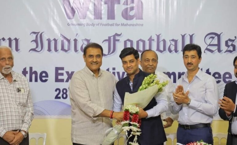 डॉ.श्रीकांत शिंदे यांची वेस्टर्न इंडिया फुटबॉल असोसिएशनच्या उपाध्यक्षपदी निवड !