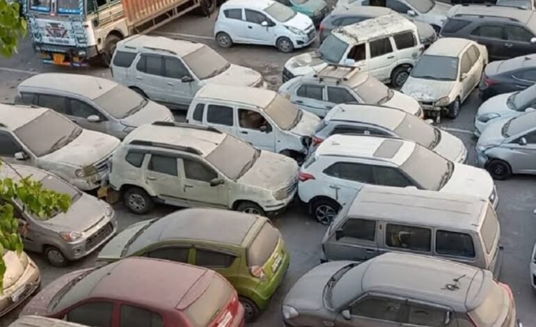 लिलावासाठीची वाहने पाहणीसाठी उपलब्ध