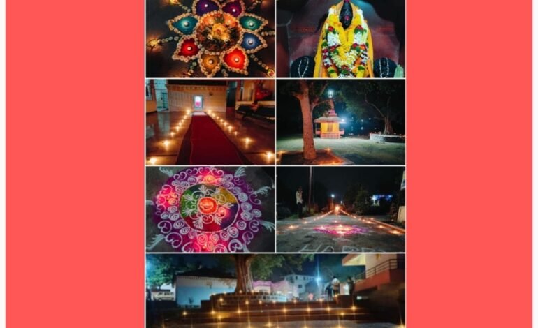 हजारो दिव्यांनी उजळून निघाली चिंधवली : अखंडित दिपोत्सवाची उत्साहात दशकपूर्ती
