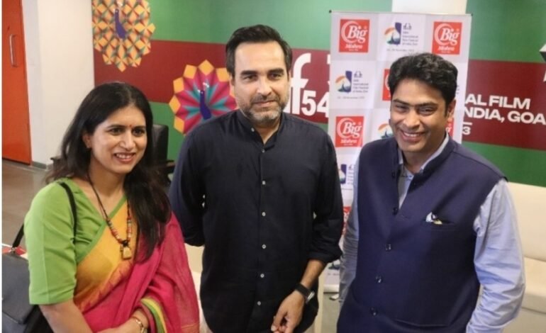 54 व्‍या इफ्फी मध्‍ये प्रसिध्‍द अभिनेते पंकज त्रिपाठी यांनी अभिनय कलेविषयी घेतला ‘मास्टरक्लास’