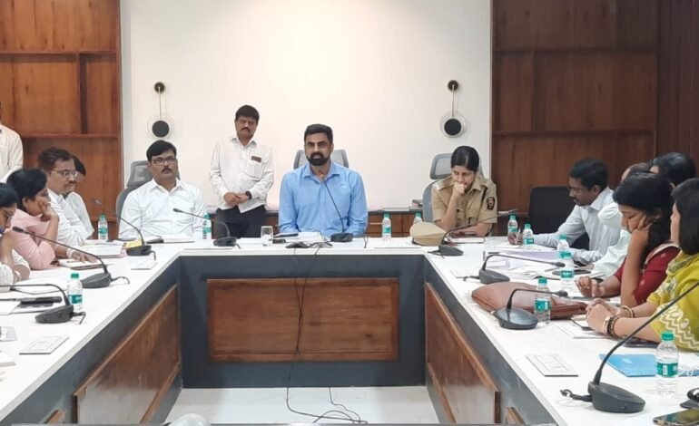 लोकसभा निवडणूका पारदर्शक व निर्भय वातावरणात होण्यासाठी सर्व विभागांनी समन्वयाने काम करावे – जिल्हाधिकारी जितेंद्र डुडी