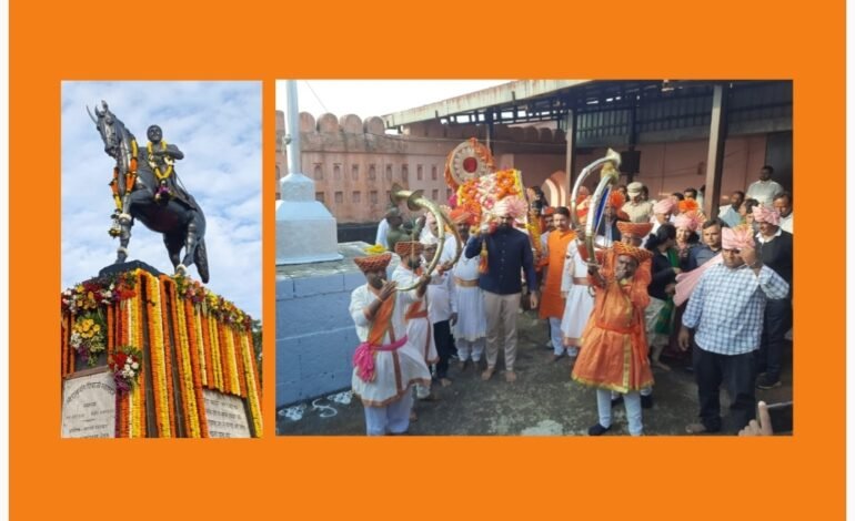 शिवमय वातावरणात आणि उत्साहात प्रतापगड येथे शिवप्रताप दिन साजरा