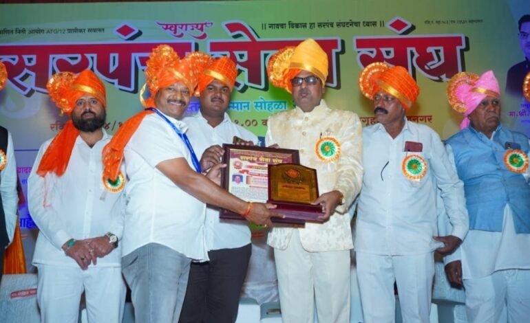 खडकीचे प्रशांत शिंगटे कृषीभूषण पुरस्काराने सन्मानित