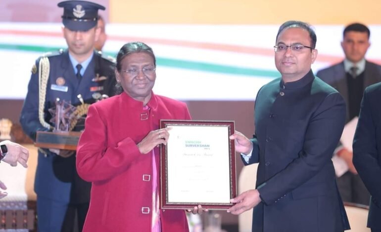 स्वच्छ सर्वेक्षण पुरस्कारांवर महाराष्ट्राची मोहोर सासवड देशात प्रथम; लोणावळा तिसऱ्या स्थानी