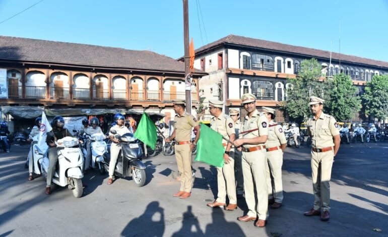 राष्ट्रीय रस्ता सुरक्षा अभियान 2024 अंतर्गत हेल्मेट सुरक्षा व नो-हॉर्न बाबत रॅलीचे आयोजन