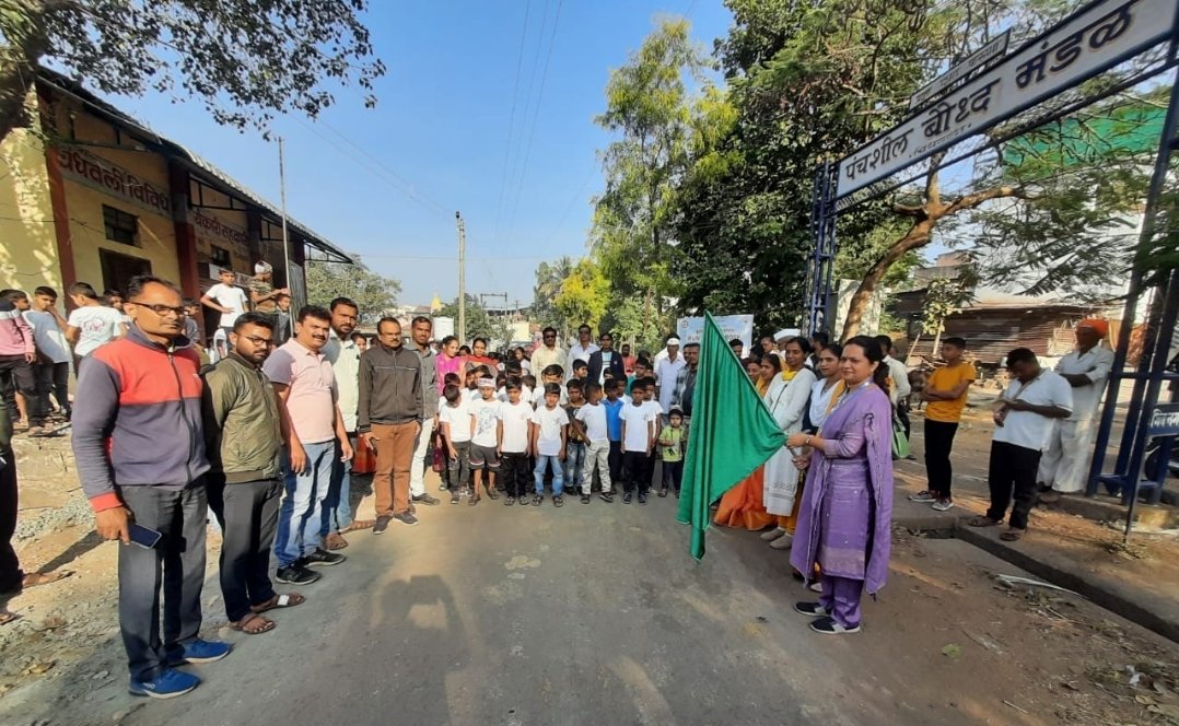 जिल्ह्यातील पहिली कुष्ठरोग जनजागृती मॅरेथॉन स्पर्धा चिंधवलीमध्ये संपन्न
