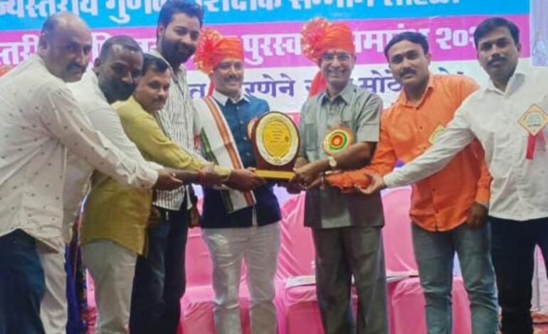 सामाजिक सेवारत्न पुरस्काराने ‘दिनबंधू’चा सन्मान