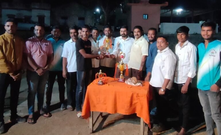 चिंधवलीत भव्यदिव्य क्रिकेट स्पर्धेला आली नवी नवलाई