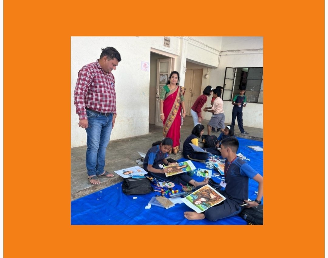 वाई येथील कन्याशाळेत रंगोत्सव स्पर्धा उत्साहात संपन्न