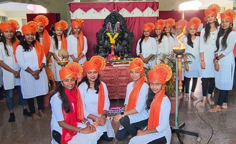 गौरीशंकर लिंब कॅम्पस मध्ये शिवजयंती उत्साहात साजरी