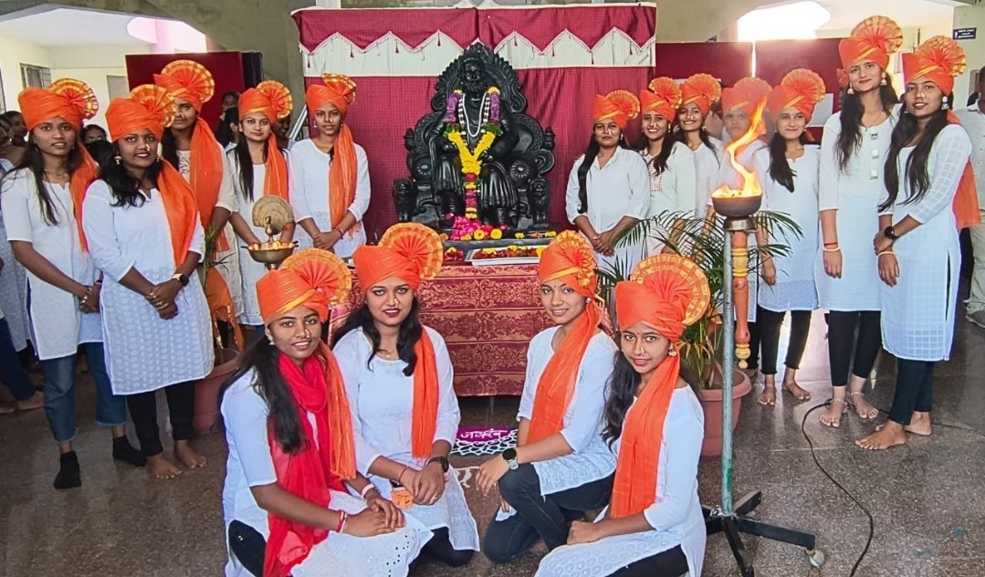 गौरीशंकर लिंब कॅम्पस मध्ये शिवजयंती उत्साहात साजरी