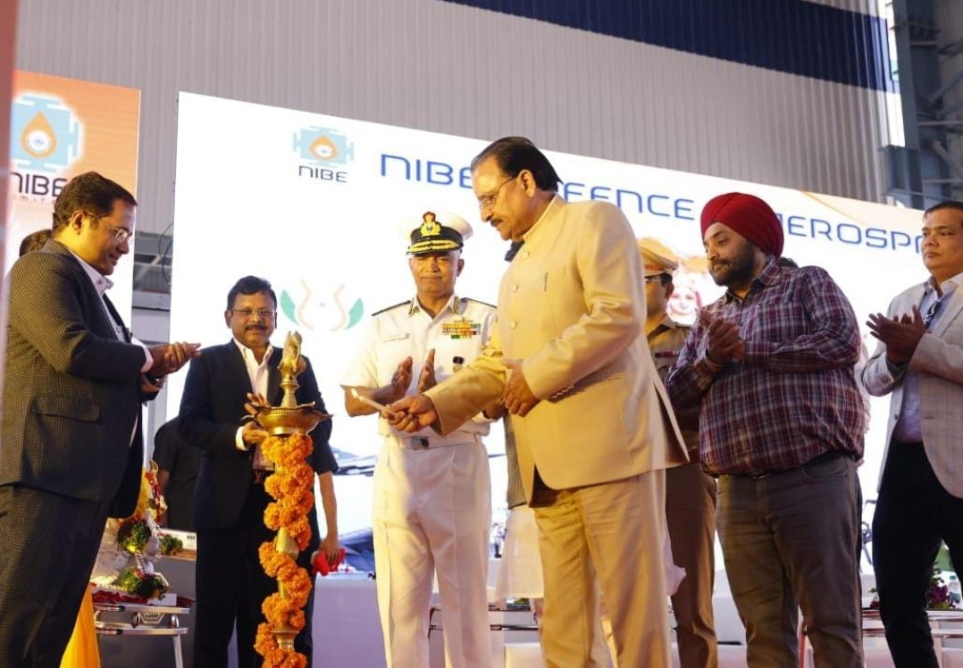 केंद्रीय संरक्षण राज्यमंत्र्यांच्या हस्ते पुणे येथे निबे कंपनीच्या नव्या प्लांटचे उद्घाटन