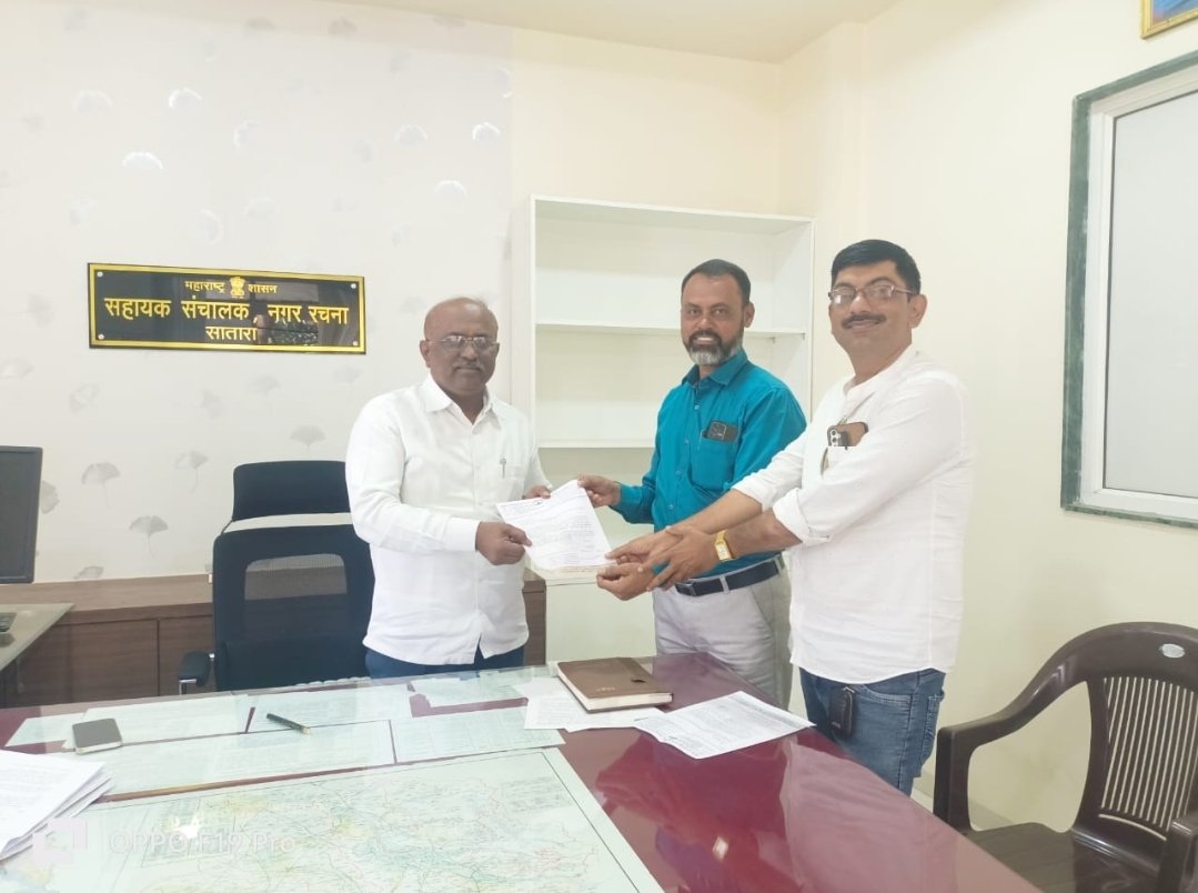 ऑनलाईन प्रणाली सुरू करण्याची प्रक्रिया सात दिवसात पूर्ववत न झाल्यास सहा. संचालक, नगररचना, सातारा यांच्या दालनासमोर जनआंदोलन छेडणार – महारूद्र तिकुंडे