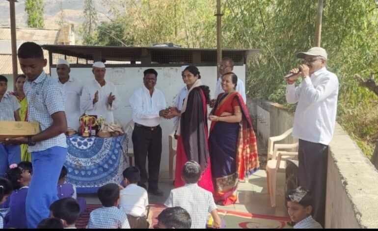 जि.प. प्राथमिक शाळा वेलंग येथे विद्यार्थ्यांचा गुणगौरव समारंभ संपन्न