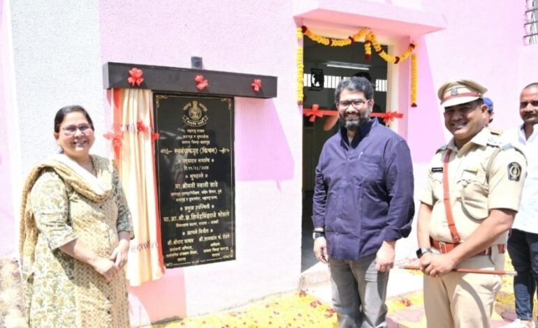 सातारा कारागृहातील नवीन किचनचे आमदार श्रीमंत छत्रपती शिवेंद्रसिंहराजे भोसले यांच्या हस्ते उ‌द्घाटन