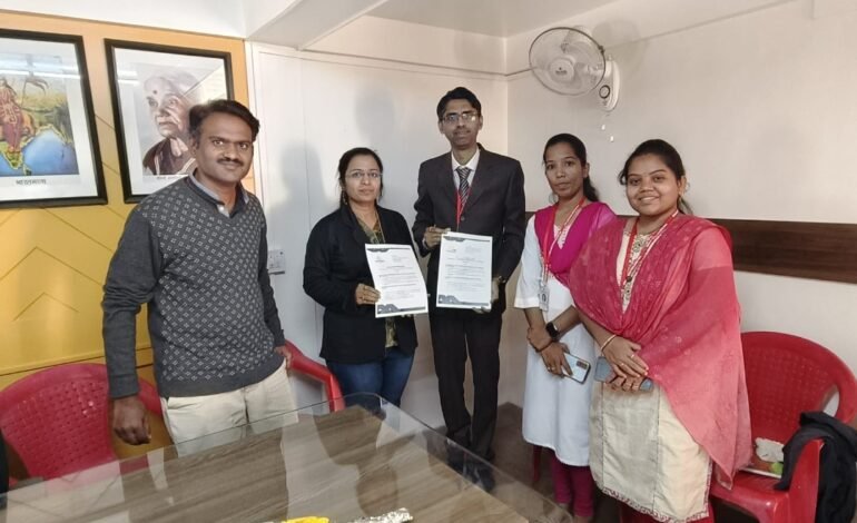 महर्षी कर्वे बीसीए महाविद्यालयात सामंजस्य करार संपन्न