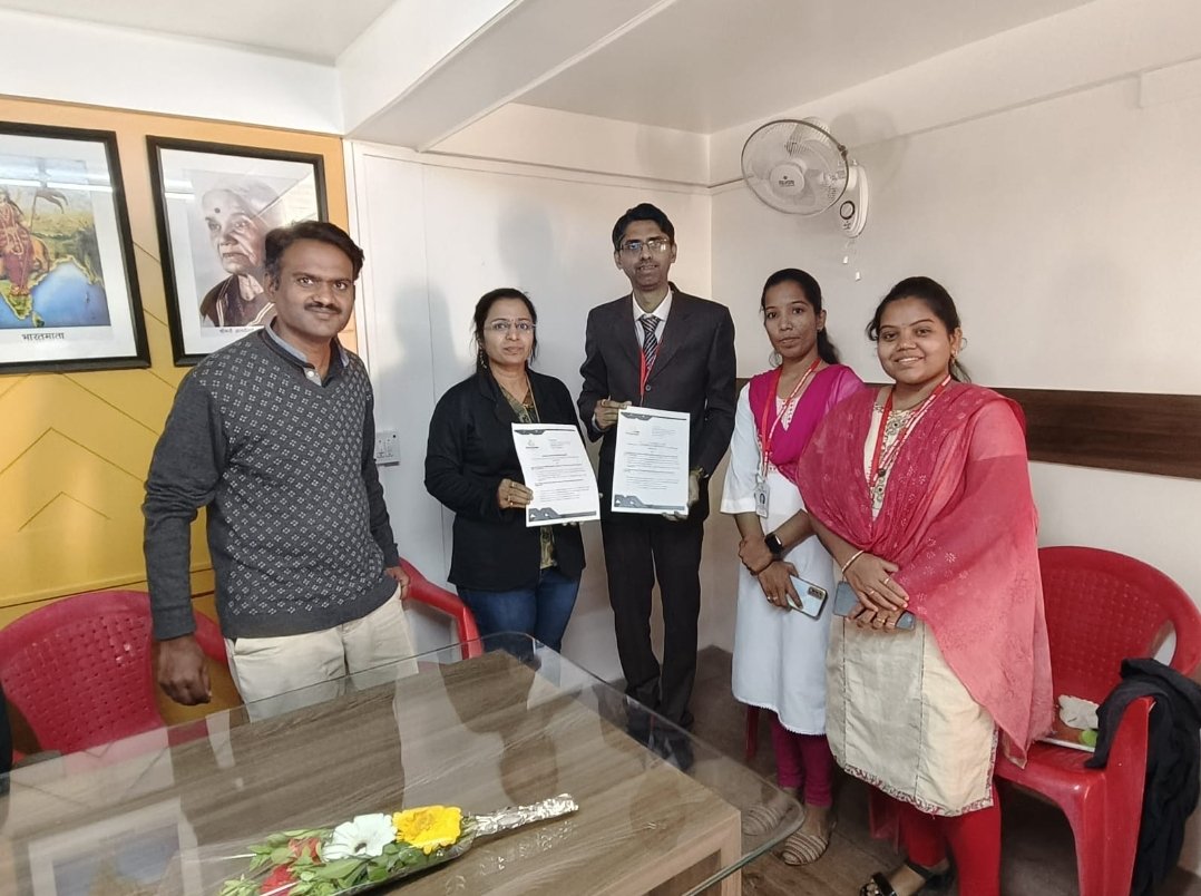 महर्षी कर्वे बीसीए महाविद्यालयात सामंजस्य करार संपन्न