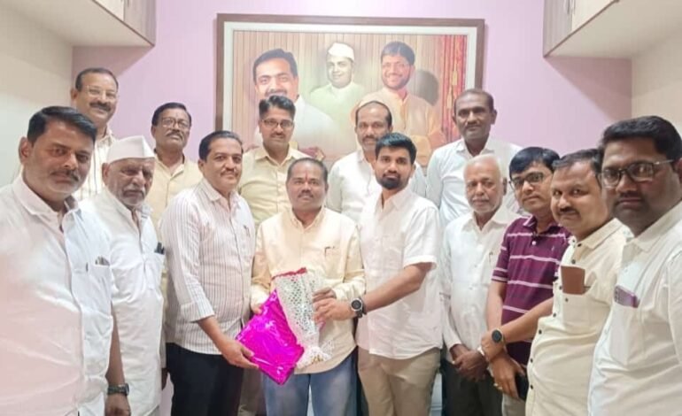 पत्रकार सुनील पाटील यांचा सत्कार संपन्न