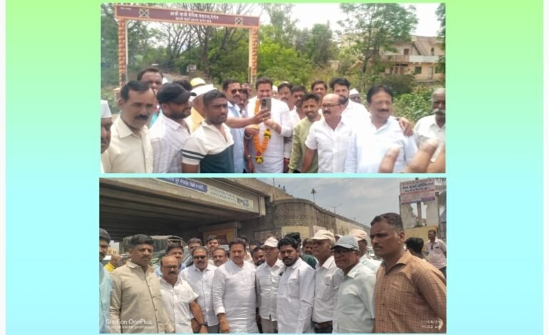 महाविकास आघाडीचे उमेदवार शशिकांत शिंदे यांचे वाई तालुक्यात जंगी स्वागत