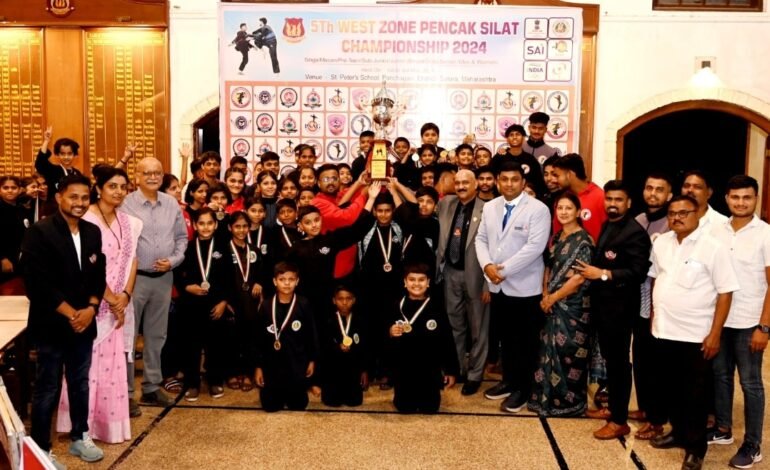 पाचगणी येथे पार पडलेल्या पिंच्याक पाचव्या वेस्ट झोन सिलॅट स्पर्धेत महाराष्ट्र संघ प्रथम, मध्य प्रदेश द्वितीय व दमन दिव तिसऱ्या क्रमांकावर विजयी
