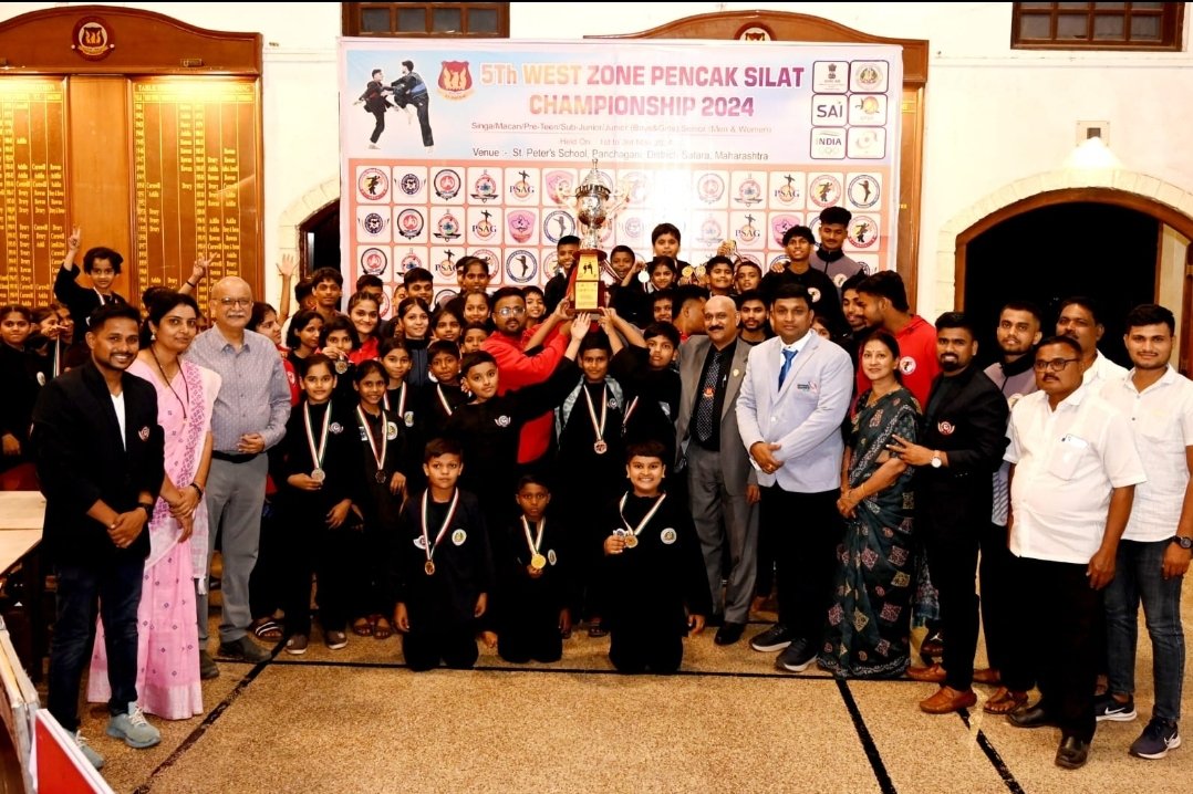 पाचगणी येथे पार पडलेल्या पिंच्याक पाचव्या वेस्ट झोन सिलॅट स्पर्धेत महाराष्ट्र संघ प्रथम, मध्य प्रदेश द्वितीय व दमन दिव तिसऱ्या क्रमांकावर विजयी