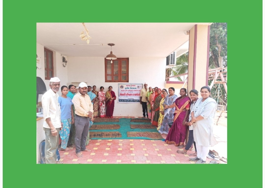 शिरगाव येथे खरीप हंगामपूर्व मार्गदर्शन संपन्न