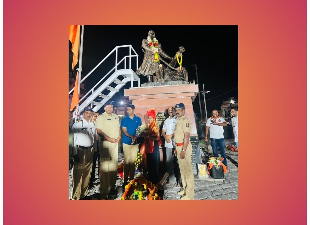 छत्रपती शाहू महाराजांच्या पालखीचे साताऱ्यात उत्साहात स्वागत