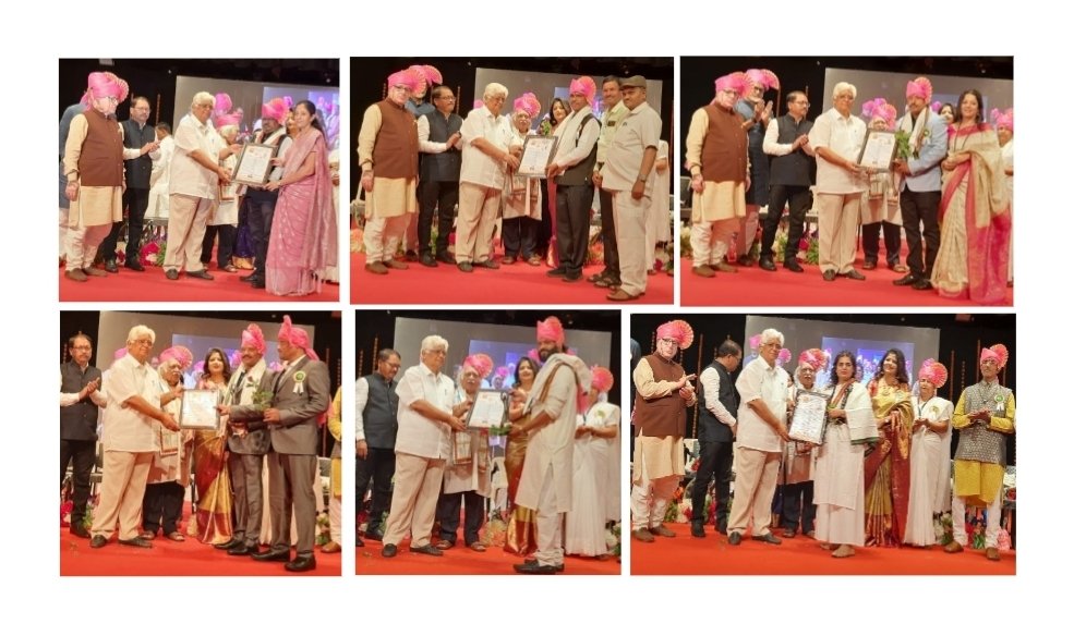 महाराष्ट्रातील कर्तृत्ववान रत्नांचा गोव्यात राष्ट्रीय पुरस्काराने सन्मान