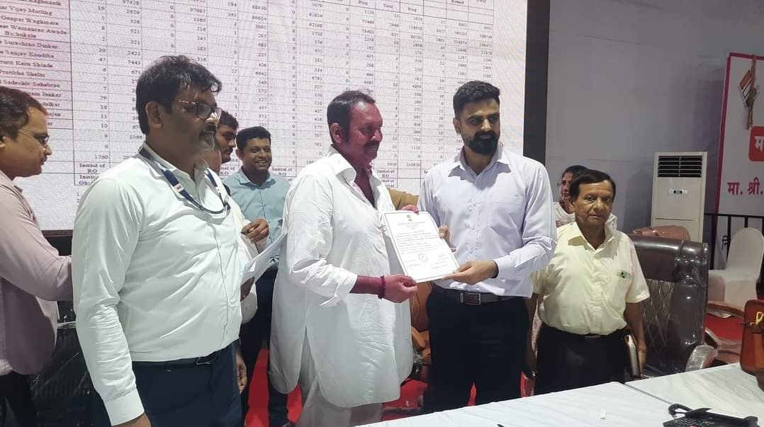 सातारा लोकसभा मतदार संघात मतमोजणी शांततेत पूर्ण – श्रीमंत छत्रपती उदयनराजे भोसले विजयी घोषित