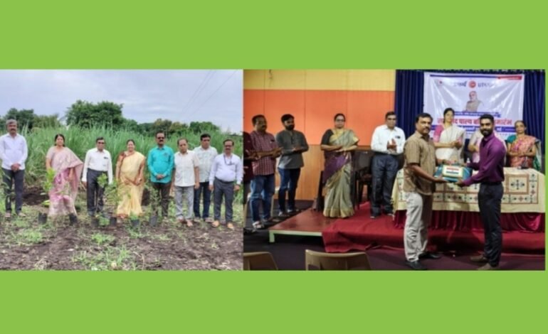 स्व आनंद कोल्हापुरे यांच्या ६६ व्या जयंतीनिमित्त उत्कर्ष पतसंस्थेच्या माध्यमातून वृक्षारोपण