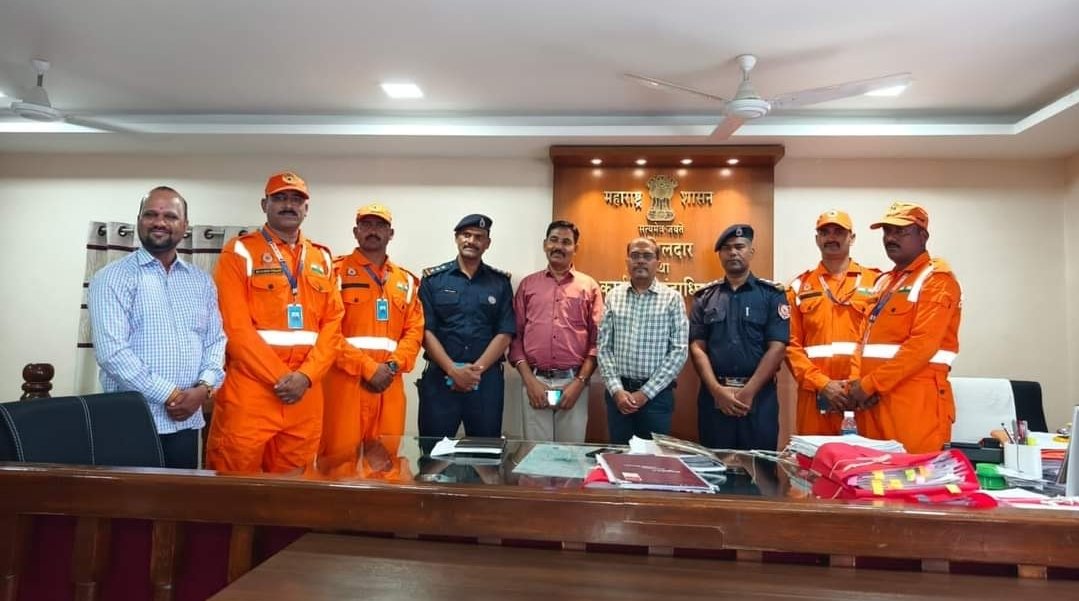 एन डी आर एफ चे पथक सातारा जिल्हयात दाखल