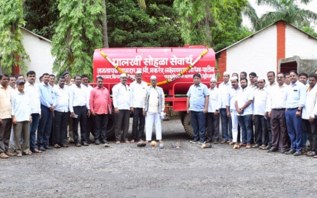 ‘किसन वीर’कडून वारकऱ्यांच्या सेवेसाठी पाण्याचा टँकर