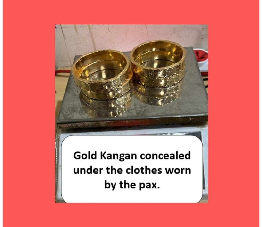 मुंबई सीमाशुल्क विभाग-III च्या अधिकाऱ्यांनी 14 प्रकरणांमध्ये 4.66 किलो सोने आणि इलेक्ट्रॉनिक्स वस्तू असा एकूण 4.00 कोटी रुपयांचा मुद्देमाल ताब्यात घेतला