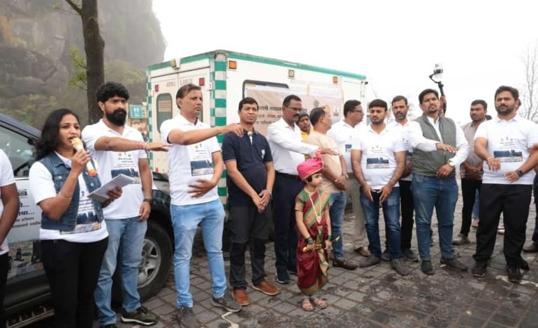 जागतिक वारसा नामांकन प्रचारासाठी सिंहगडावर दुचाकी रॅली संपन्न