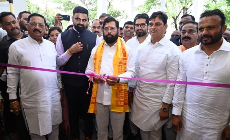 मुख्यमंत्री एकनाथ शिंदे यांच्या हस्ते सातारा येथील नवीन शासकीय विश्रामगृहाचे उद्घाटन