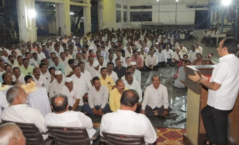 किसनवीर कारखान्याच्या कामगारांचा आमदार मकरंद पाटील यांना एकमुखी पाठिंबा…