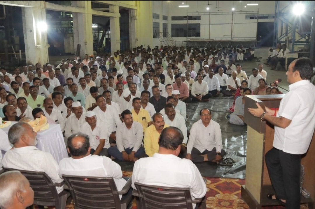 किसनवीर कारखान्याच्या कामगारांचा आमदार मकरंद पाटील यांना एकमुखी पाठिंबा…