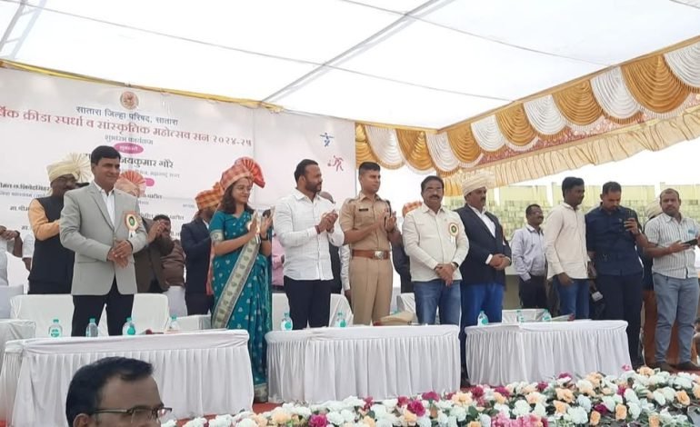 जिल्हा परिषदेच्या वार्षिक क्रीडा व सांस्कृतिक महोत्सवाला उत्साहात सुरुवात