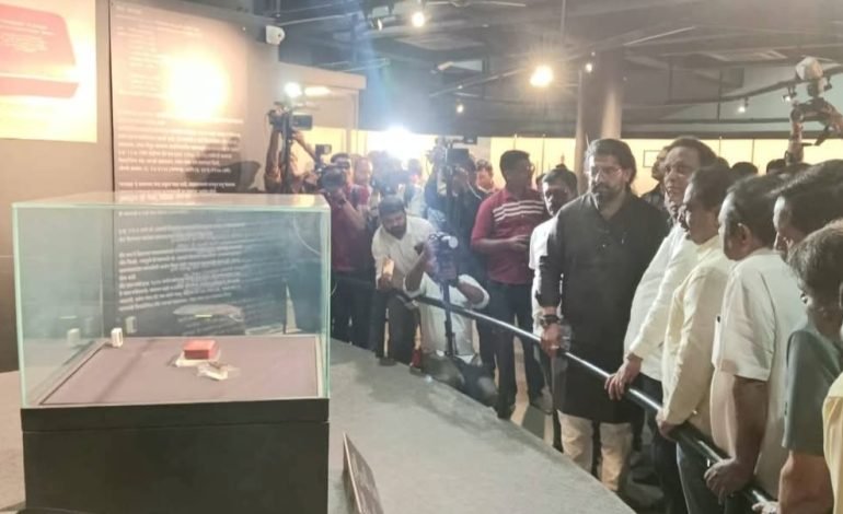 सांस्कृतिक कार्यमंत्री ॲड. आशिष शेलार यांची श्री छत्रपती शिवाजी महाराज संग्रहालयाला भेट