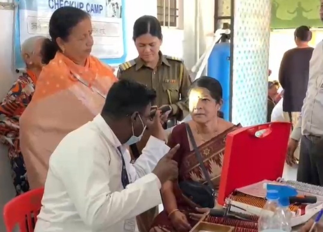 उत्कर्ष पतसंस्थेतर्फे भुईंज येथे मोफत आरोग्य तपासणी शिबिराचे आयोजन