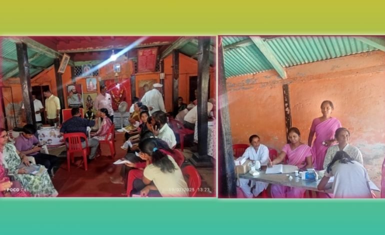 श्री मालोबा विकासमंचच्या वतीने मोफत आरोग्य शिबिराचे आयोजन
