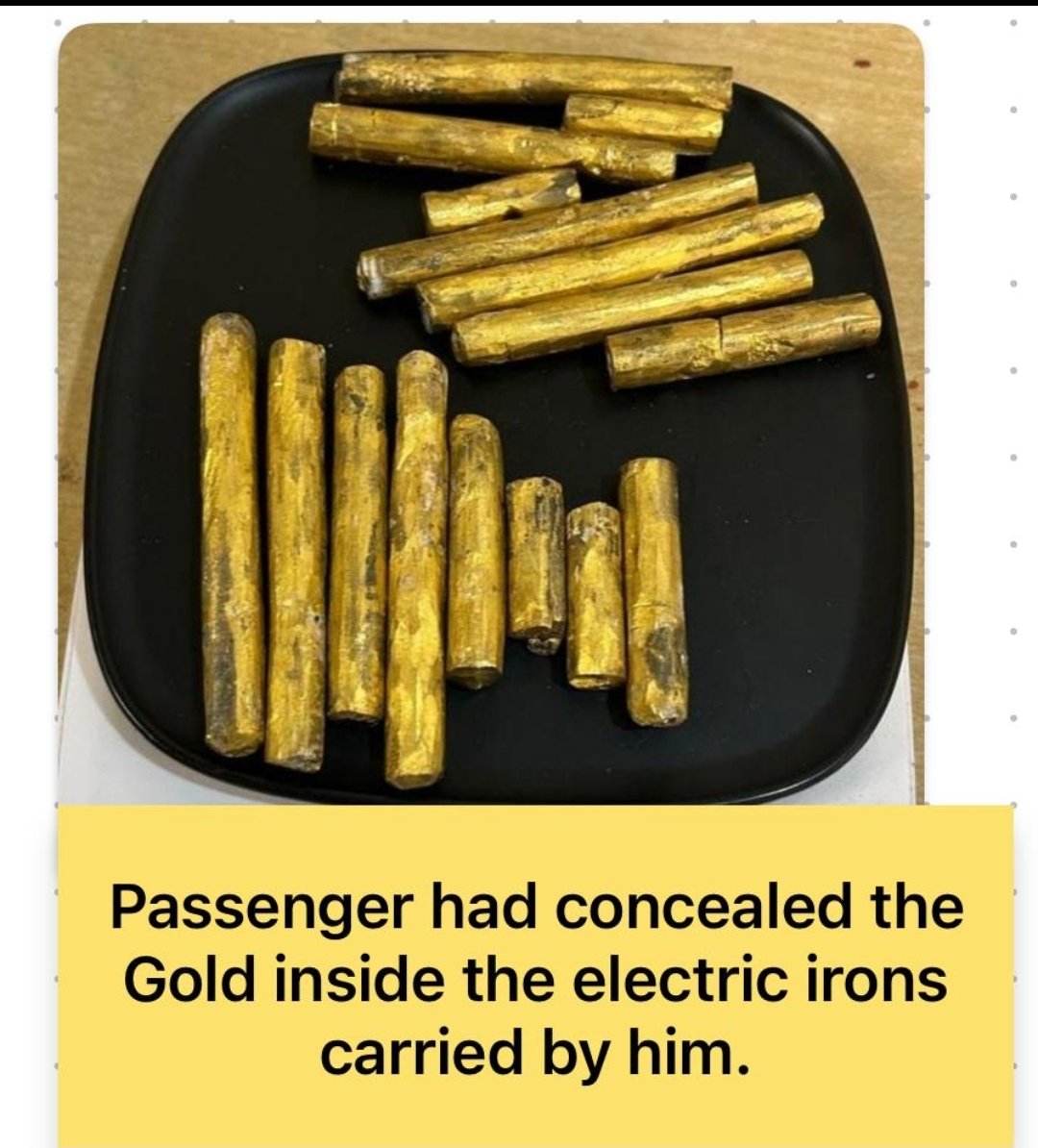 मुंबई सीमाशुल्क विभागाने 1.02 कोटी रु. किंमतीच्या सोन्याच्या सळया केल्या जप्त
