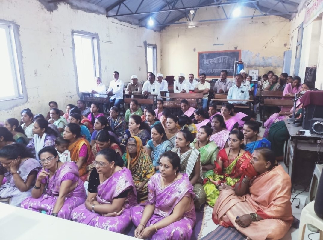 पसरणीच्या जि. प. शाळेत पालक- शिक्षक मेळावा संपन्न