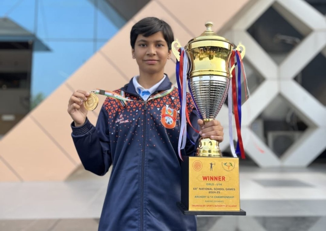 संचिता बाबरचे राष्ट्रीय धनुर्विद्या स्पर्धेत दमदार यश.