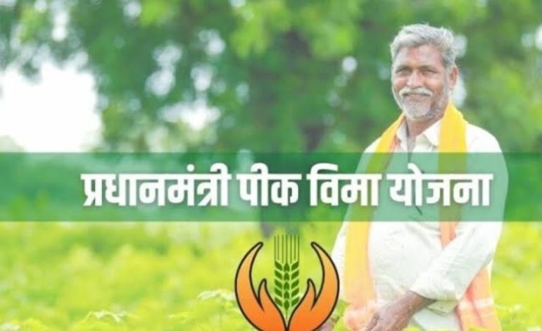 प्रधानमंत्री पीक विमा योजनेचा लाभ घेण्याचे कृषि विभागाकडून आवाहन