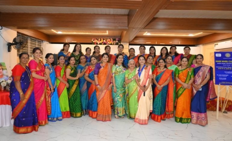 इनरव्हील क्लब वाईचा पदग्रहण सोहळा उत्साहात संपन्न