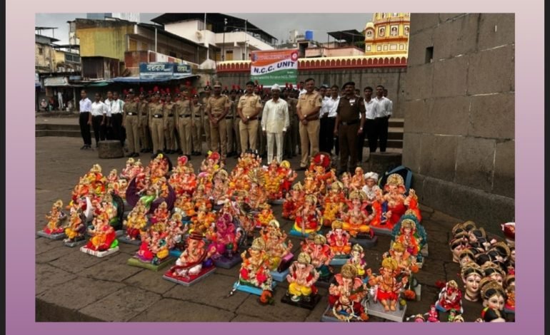 किसन वीर महाविद्यालयातील एनसीसी कॅडेट्सचे पर्यावरणपूरक उपक्रमात मोलाचे योगदान