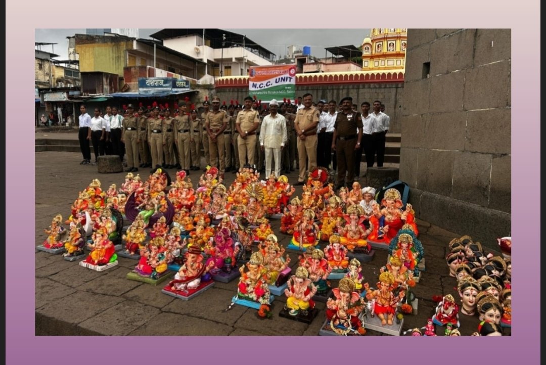 किसन वीर महाविद्यालयातील एनसीसी कॅडेट्सचे पर्यावरणपूरक उपक्रमात मोलाचे योगदान